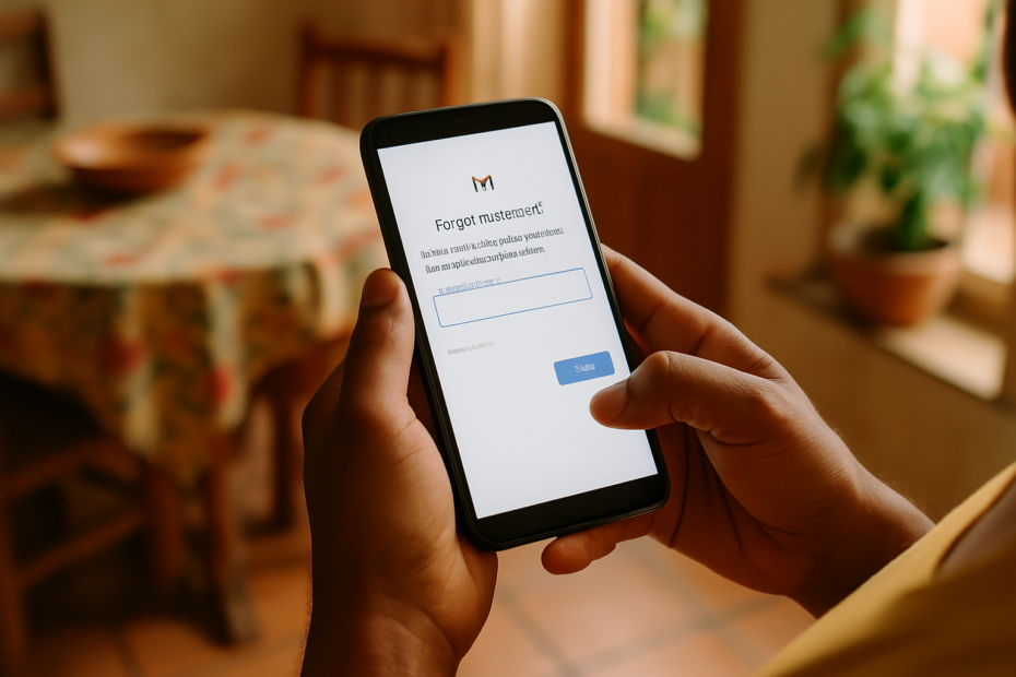 Passo a passo para recuperar senha do Gmail