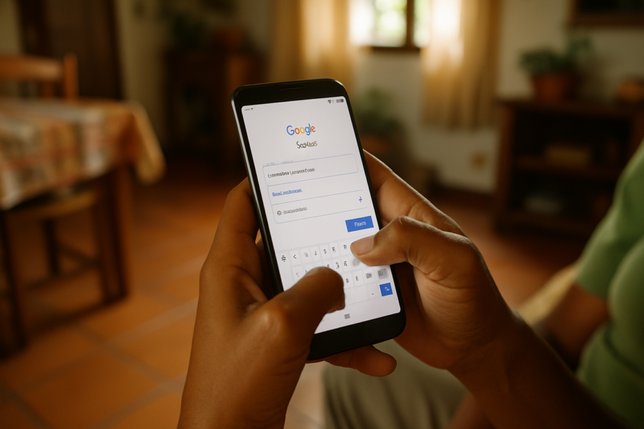 Passo a passo para redefinir senha Gmail