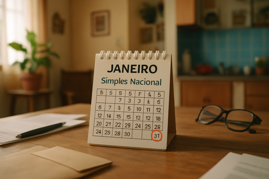 Prazos e calendário para opção simples nacional 2026