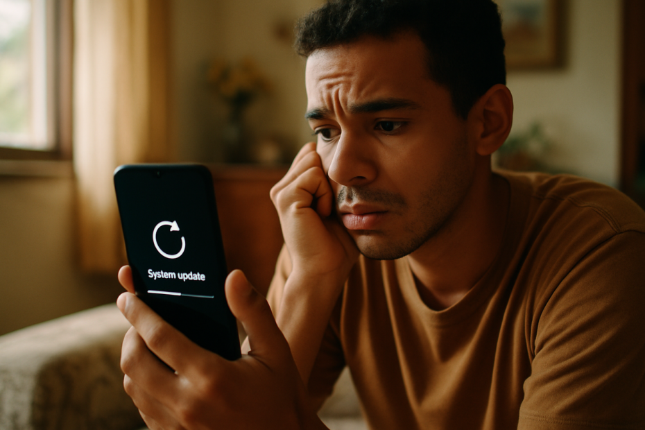 Celular travando após atualização o que pode ser
