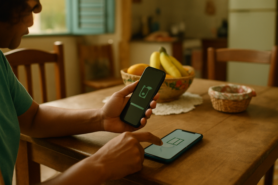 Problemas ao transferir dados entre celulares